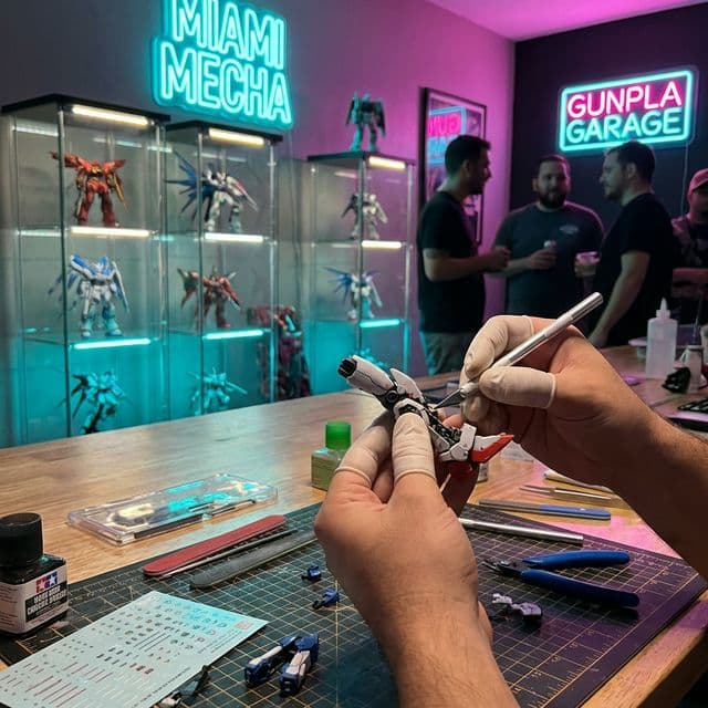 Gunpla builder workshop in Miami