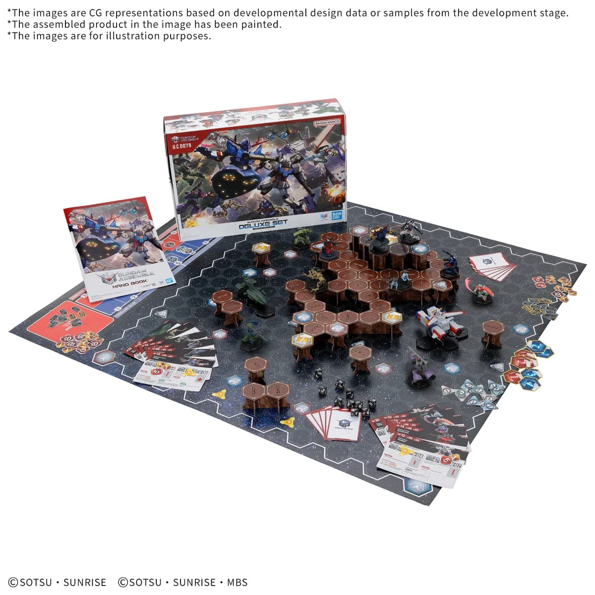 Bandai HG Non-scale GUNDAM ASSEMBLE DELUXE SET 01 Plastic Model Kit